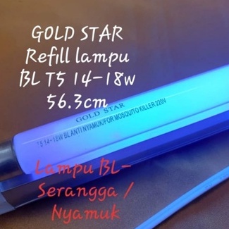 Lampu BL Serangga/Nyamuk T5 14w - 18w SET / Refill Gold Star