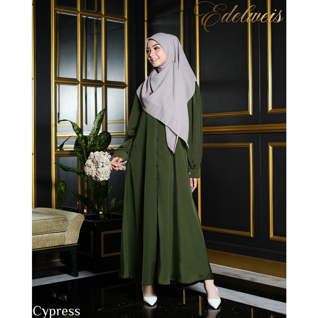 Gamis Syari Busui Murah Edelweiss Ori by Aden Hijab