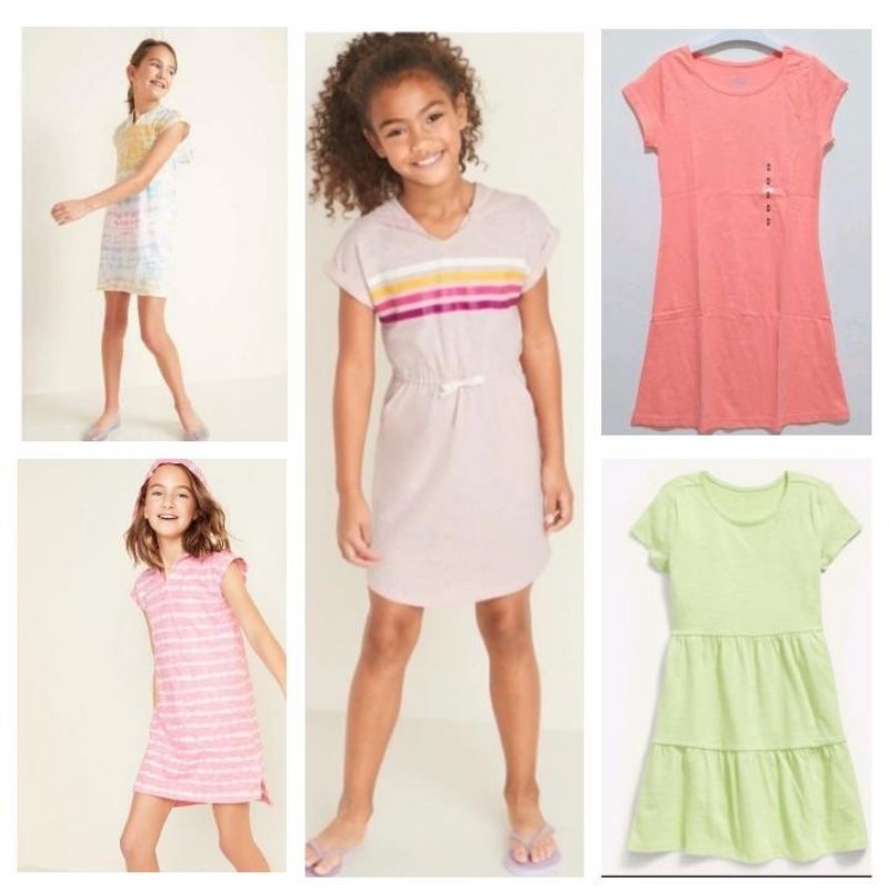 BAJU ANAK PEREMPUAN DRESS OLD NAVY & PLACE KIDS GIRL'S (4Y - 6/7Y)