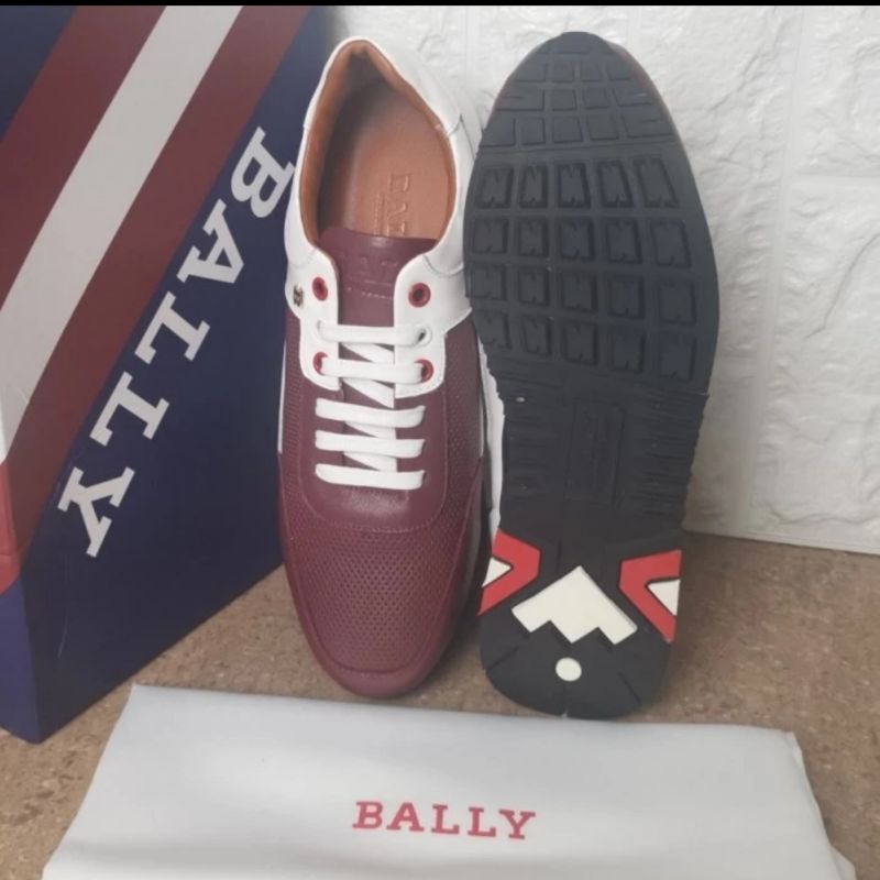 sepatu bally sneaker mirror quality men shoes run away top Brand P1SHOES new 2022