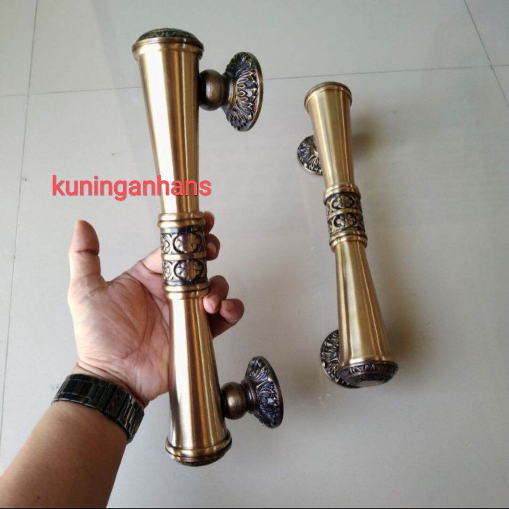 handle pintu kuningan / gagang pintu kuningan / handle pintu rumah 33 cm