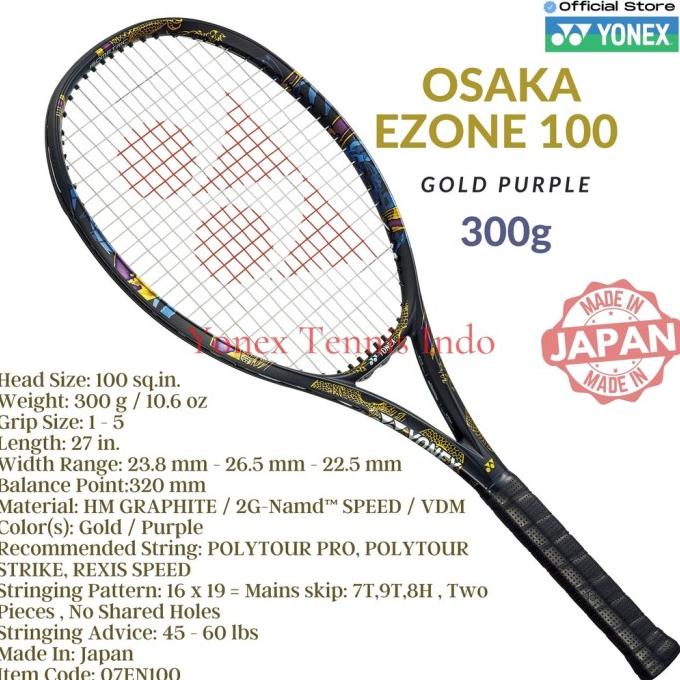 Yonex OSAKA EZONE 100 300g Limited edition - Gold Purple