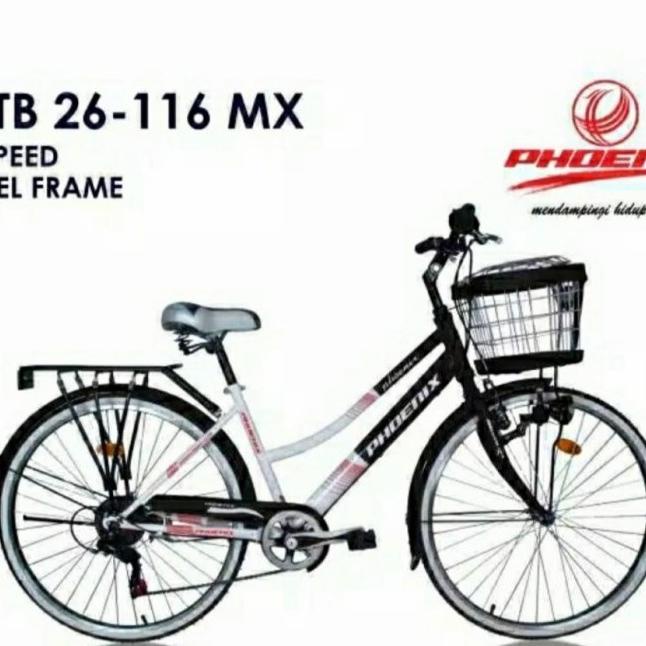 Sepeda Keranjang Perempuan Phoenix Ctb 26" 116 Mx