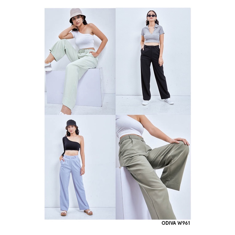 ODIVA Celana Panjang Kulot 961