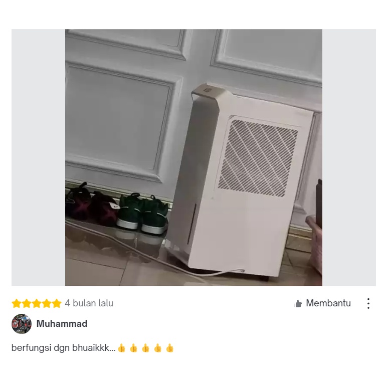 Notale Milzu Smart Dehumidifier 20L hari with Wifi Penyerap Lembab
