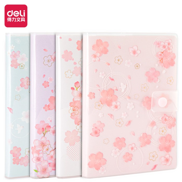 

Deli Planner Notebook/Buku Catatan A6 112 Halaman Sampul Plastik SZ035 - SZ051