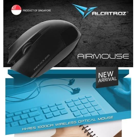 Alcatroz Mouse AirMouse Wireless - Putih