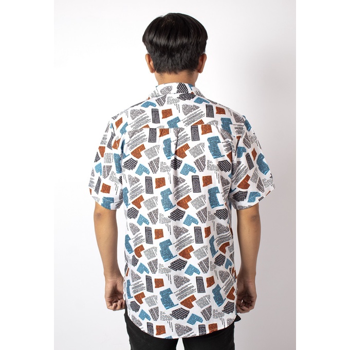 HipNop Kemeja Hawai Strada Pria Pantai Cowok Bali REGGAE Cowok Pendek Satai Rayon Halus