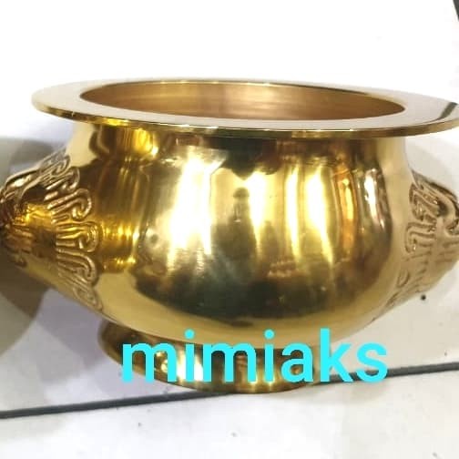 Dupa - Hiolo Hio Lo Tempat Dupa Hio Kuningan Kepala Singa Ukuran 8In Import