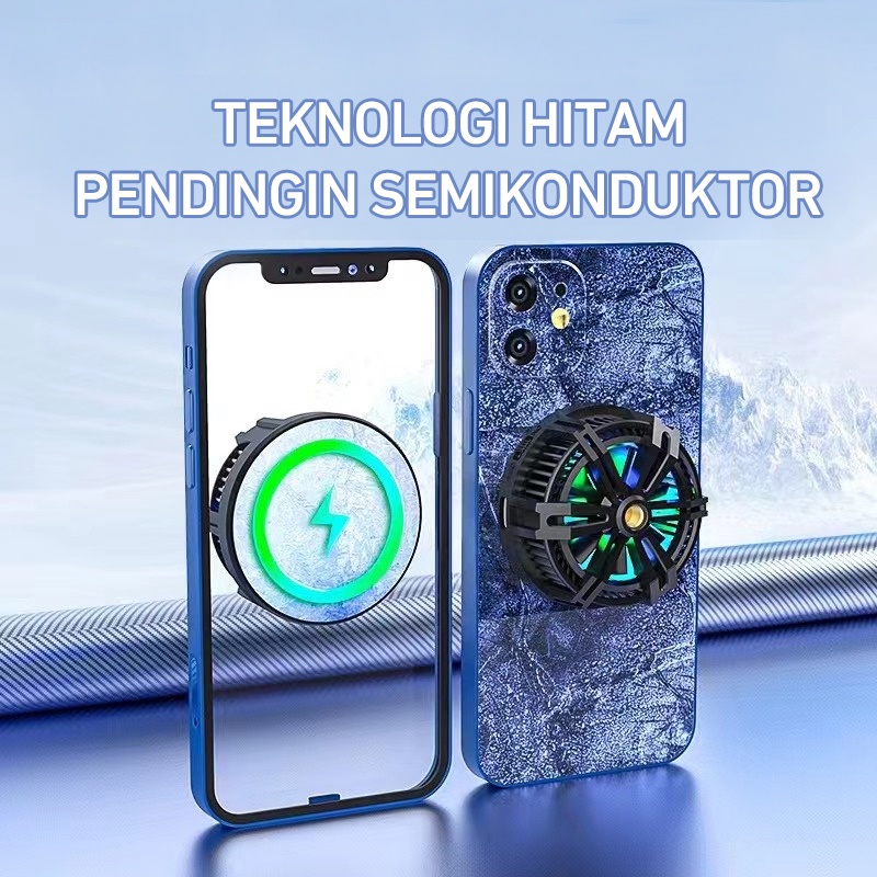 mukava Artefak pendingin semikonduktor ponsel, radiator ponsel pengisian nirkabel dengan cepat mendingin