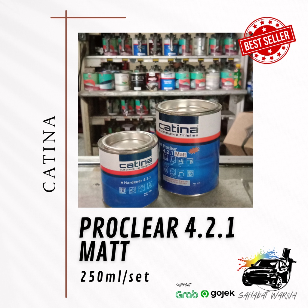 Clear Vernis Catina ProClear 4.2.1Matt/Doff - 250 ml set