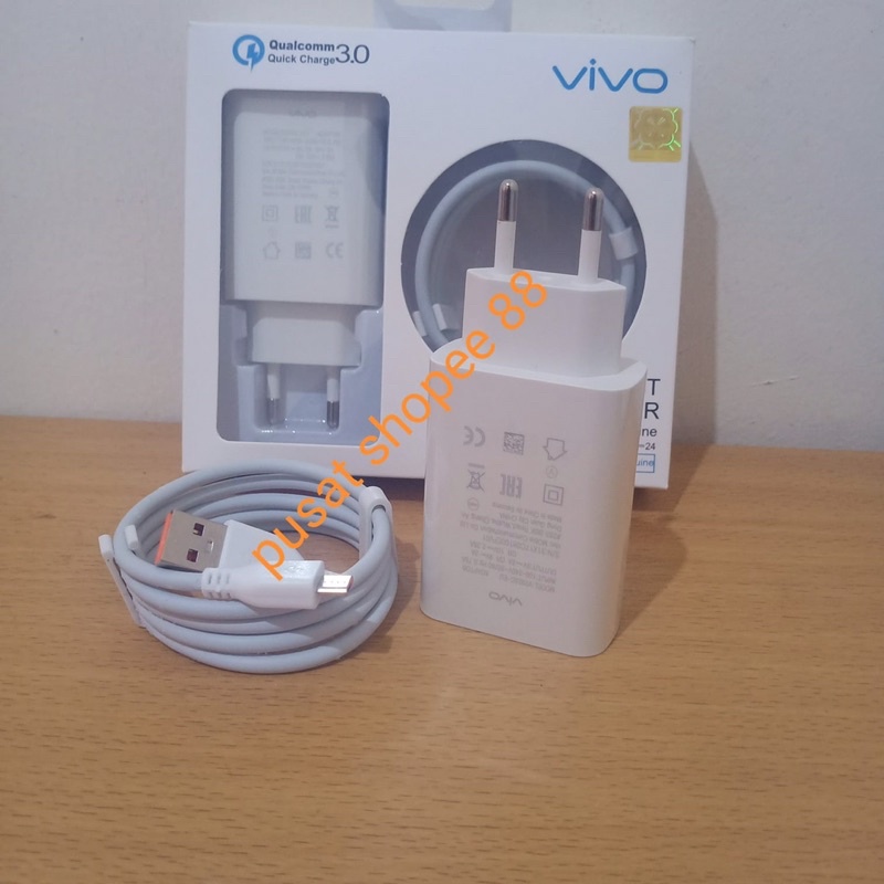 Charger Casan Vivo Y12 Y15 Y17 Y11  Y91 Y95 Y93 Y71 Y20 Y20S Y20i Y91C Y81 V5 V5s V15 V17 V9 Micro USB ORIGINAL 100% FAST CHARGING