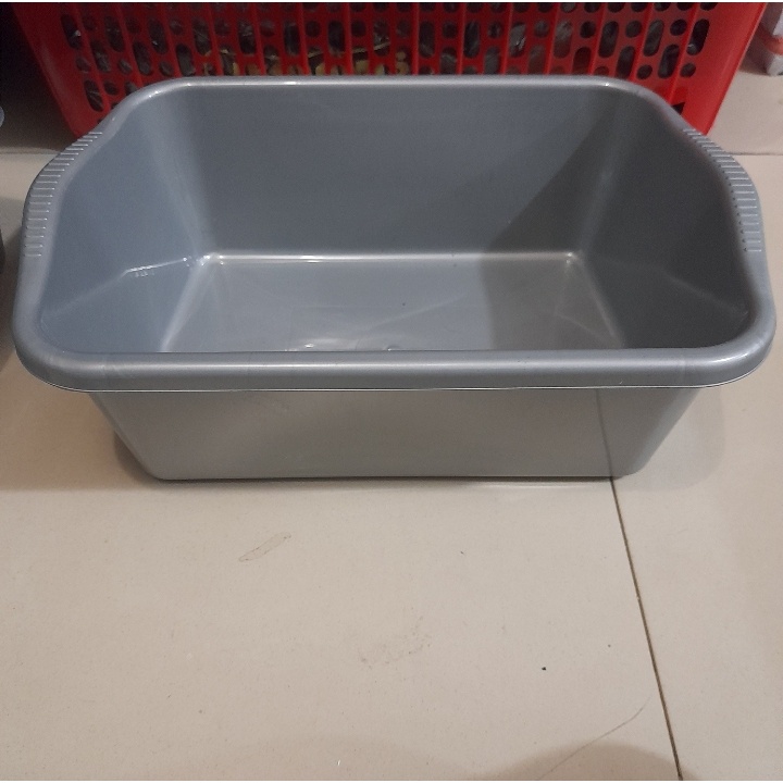 K458  !! Keranjang WARNA Baskom Box Kotak Tahu / Bak Plastik Pasir Kucing