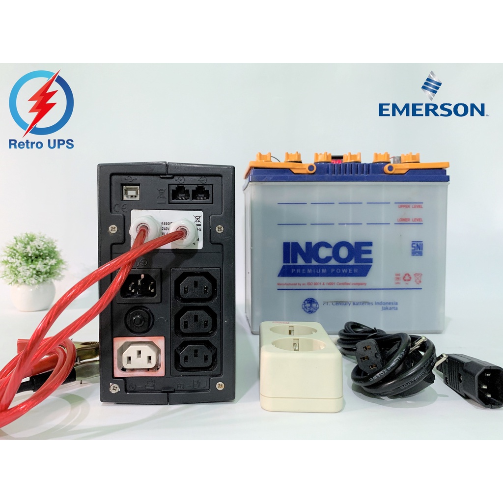 UPS Modif Emerson PSA650MT3-230U 12V Modifikasi Timer &amp; Cooling Fan