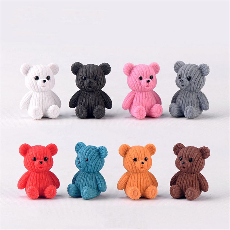 Mary Cute Bear Easter Plastik Kerajinan Novelty Hias Aksesoris Untuk Perlengkapan Kreatif Anak Menghilangkan Boredom Miniatur