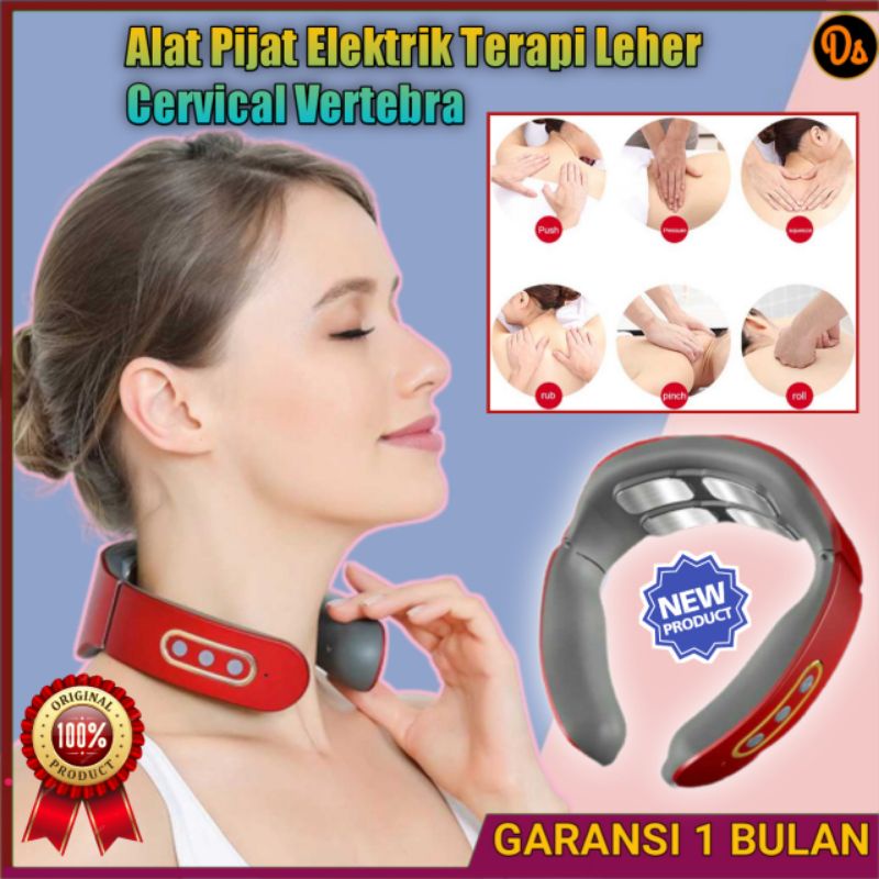 PROMO Lemecima Alat Pijat Elektrik Terapi Leher Cervical Vertebra -JT-808 7RHR6VWH