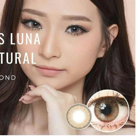 SOFTLENS EOS LUNA NATURAL ALMOND / BISA MINUS - ALMOND NORMAL