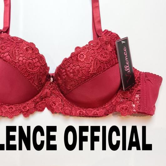 Bra VALLENCE Art 133 Cup B | Bh Renda Full Cup - Hijau, 34