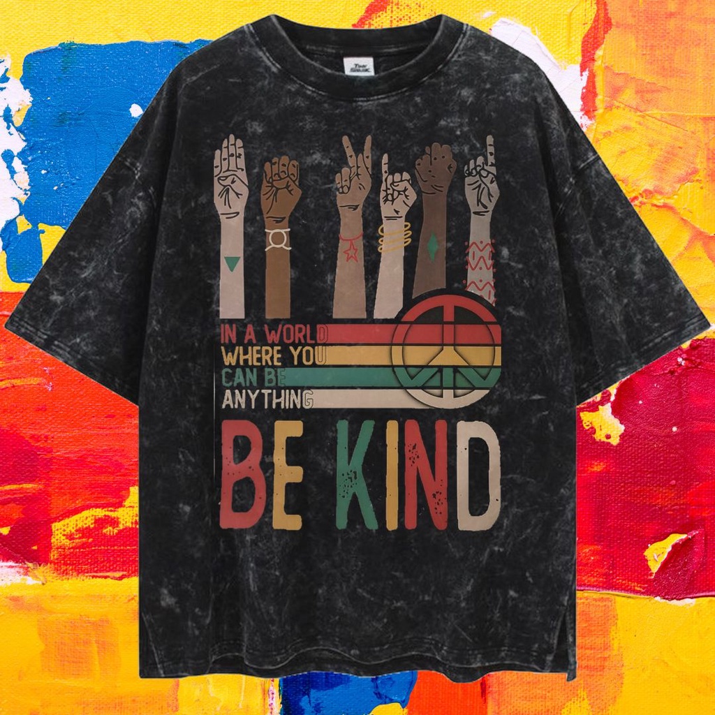 LASTHOPE 'PLURALISME' OVERSIZE WASHING TSHIRT / BAJU KAOS ATASAN TSHIRT TEE WASHING ACID WASHED STON