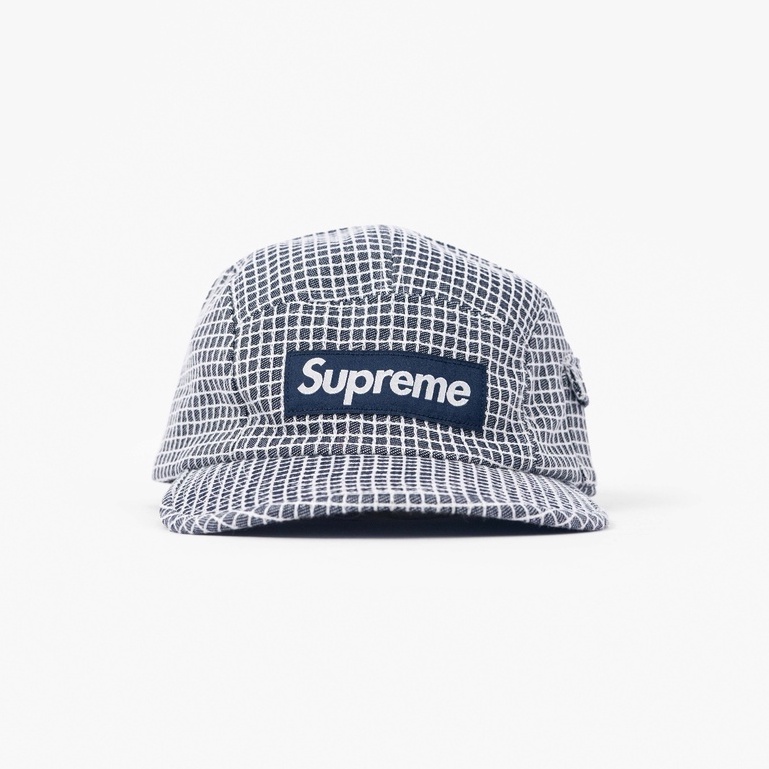 Supreme Denim Ripstop Camp Cap Dark Blue SS22