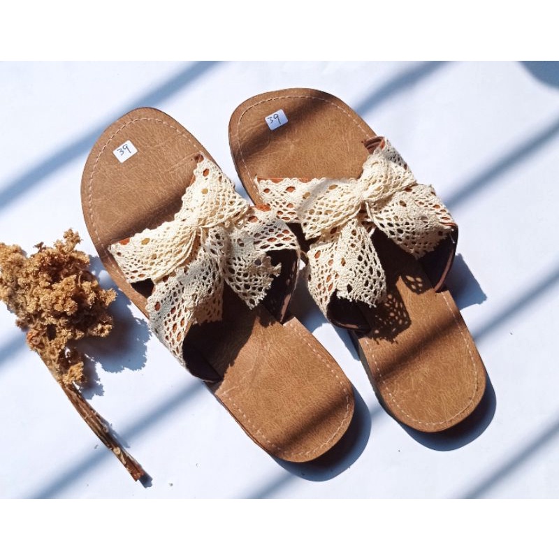 Moms n Kids Vintage X sandal boho, sandal boho, sandal etnik, sandal Bali, sandal pantai, ethnic sli