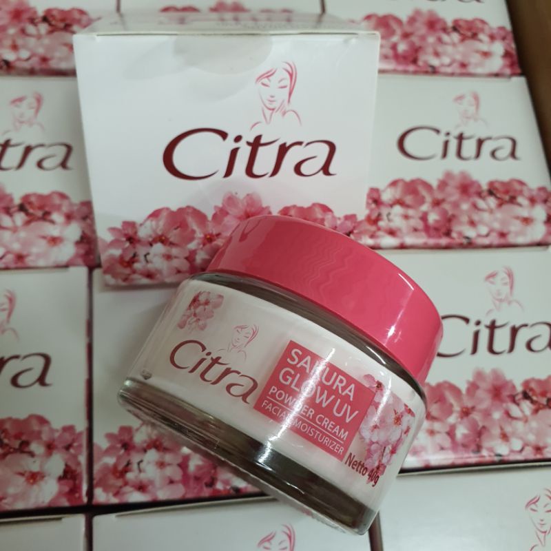 Citra hazeline pearly glow uv sama Green Tea anti acne 40g