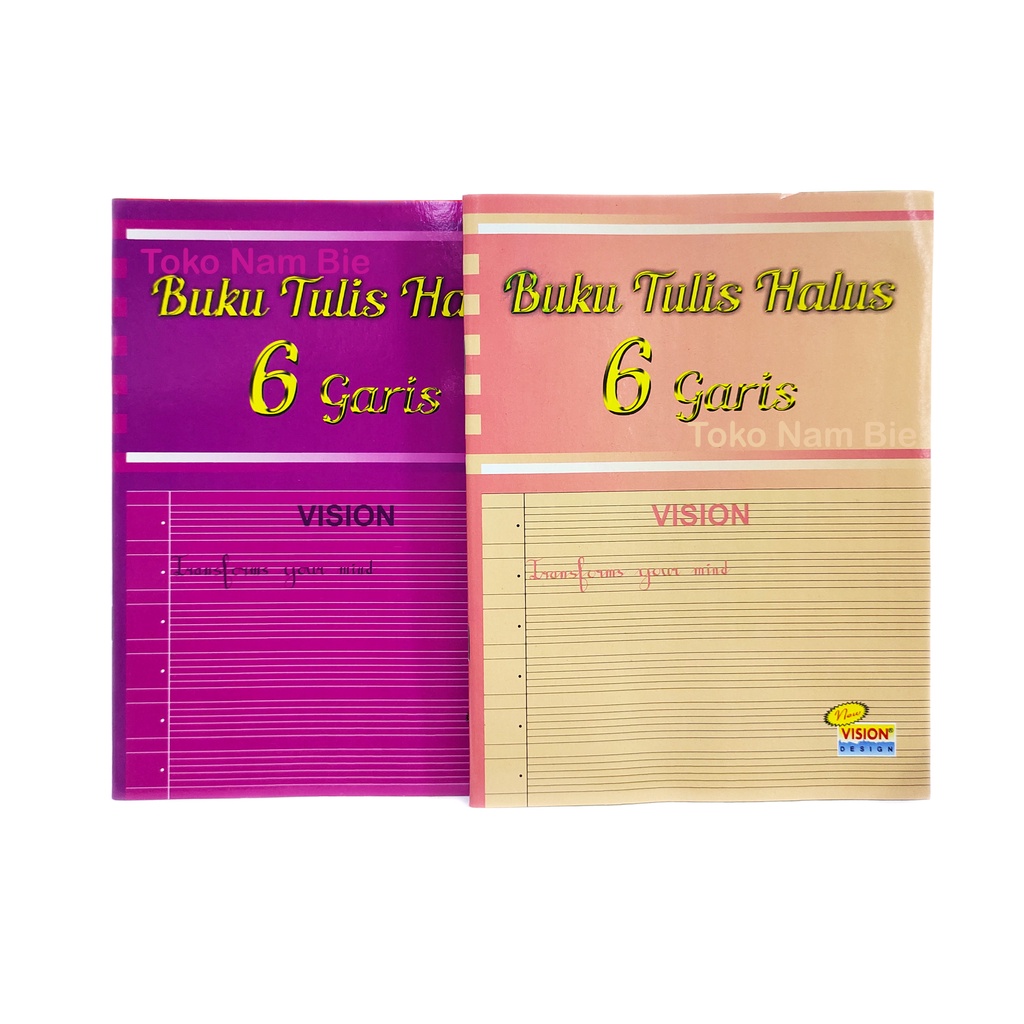 

Buku Tulis Halus VISION 6 Baris isi 38