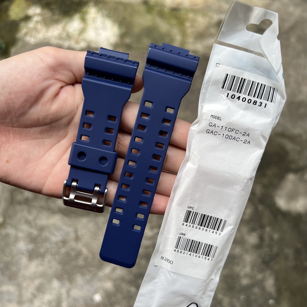 Tali jam tangan casio g-shock GA-110FC 2A GAC-100AC 2A original strap band GA 110FC GAC 100AC