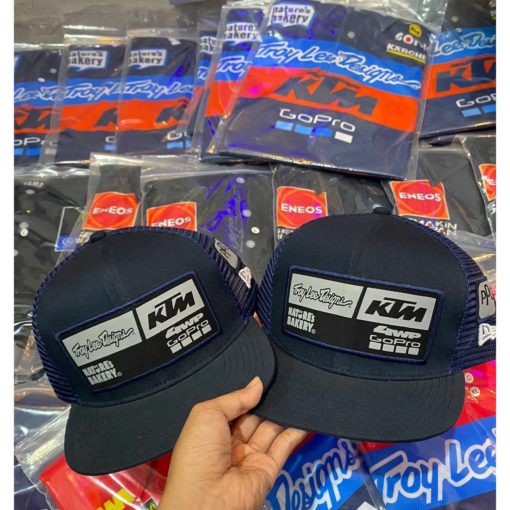 TOPI KTM - TOPI JARING- TOPI JARING RACING - TOPI MOTOCROSS- TOPI RACING
