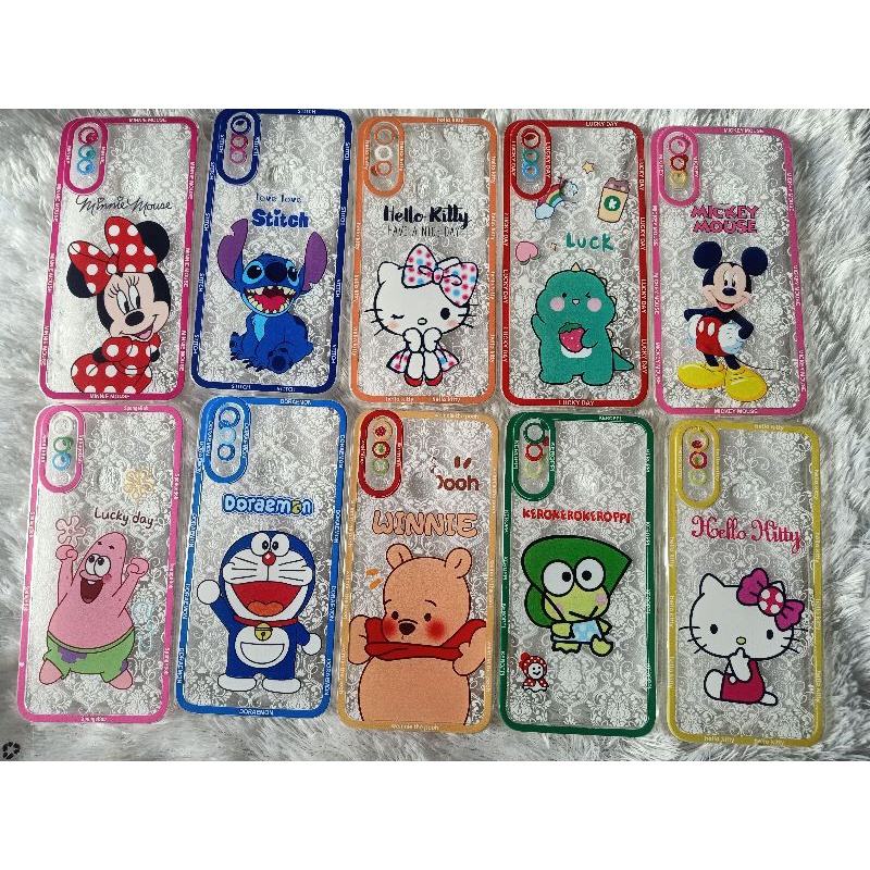 Softcase karakter Vivo Y12 Y15 Y17 Vivo Y21s Y33s y21T y21A Y33A  CASE original tebal 2.mm silikon original