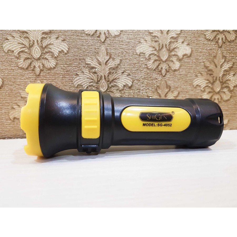 Senter Durasi 4 Jam LED 1 Watt SHIGEN 4052 Charge