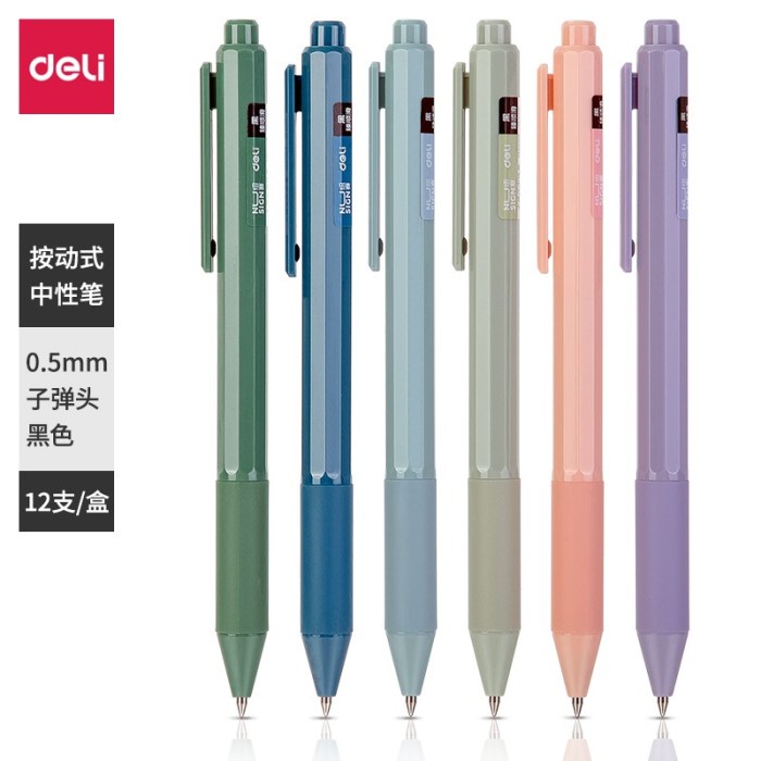

Pulpen Gel merk Deli Nusign 0.5mm -NS559