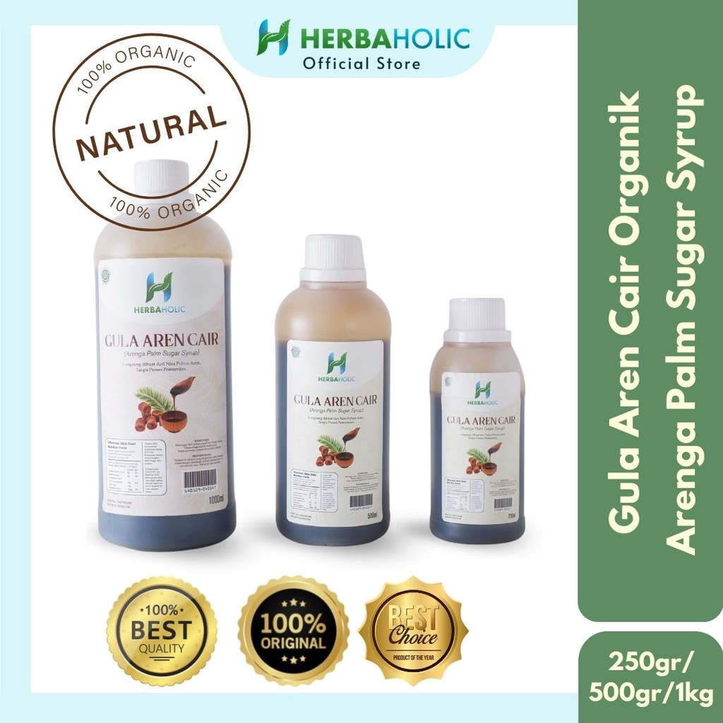 

Herbaholic.id Gula Aren Cair Premium Murni