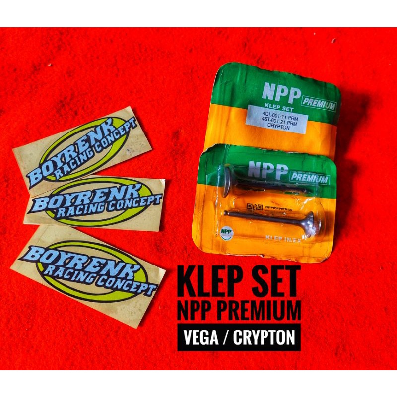 KLEP SET / PAYUNG KLEP VEGA-CRYPTON SET IN EX NPP PREMIUM - BOYRENK RACING