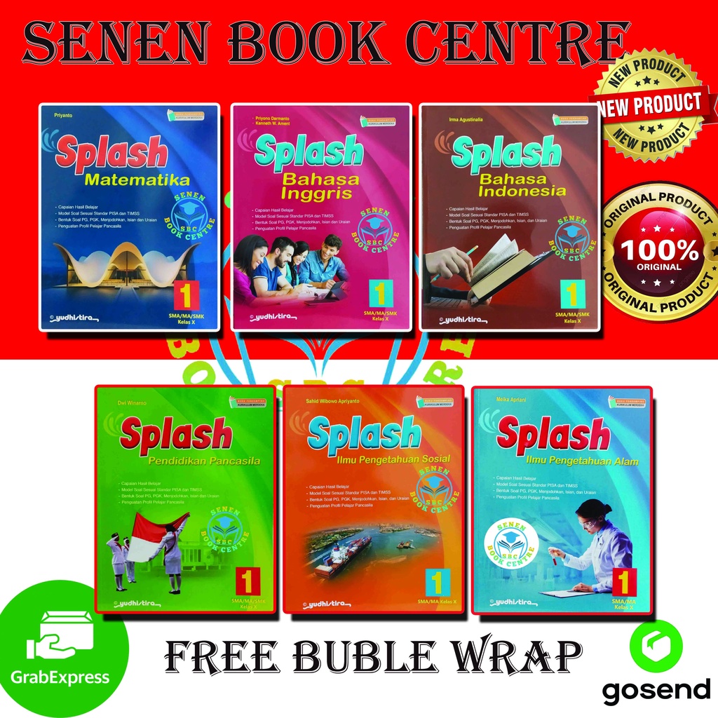 Jual Buku Splash Kelas 1 / X 10 SMA Yudhistira Kurikulum Merdeka ...