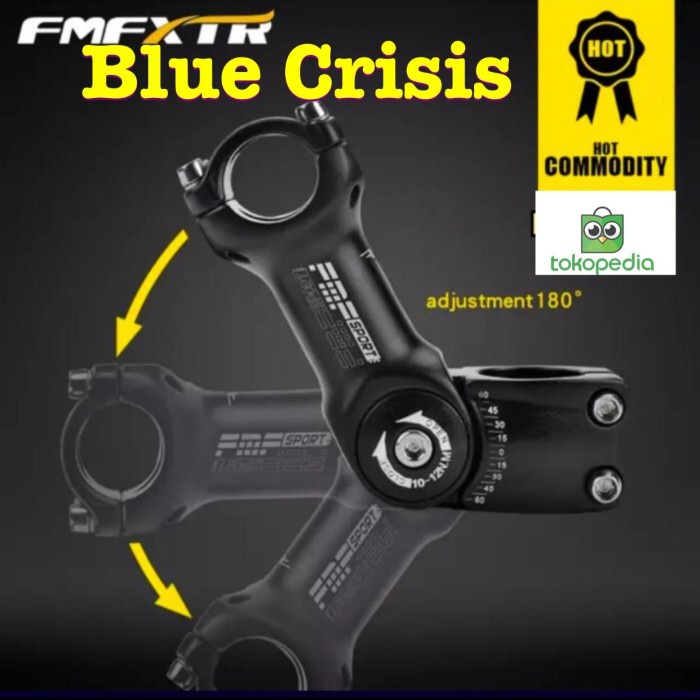 Adjustment stem handlebar FMF XTR Alluminium alloy stang sepeda mtb