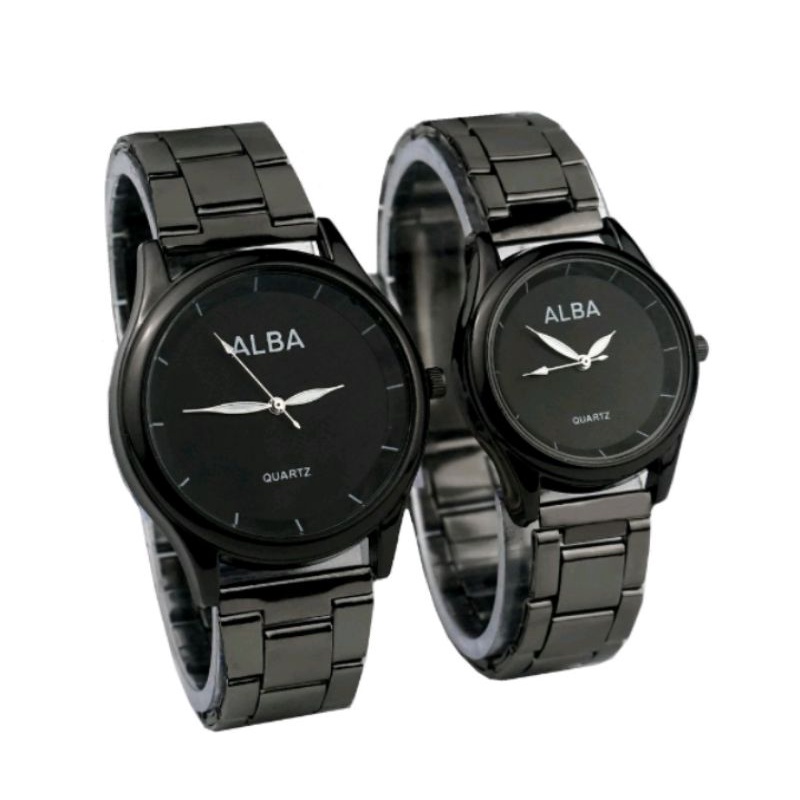 JAM TANGAN ALBA RANTAI HITAM