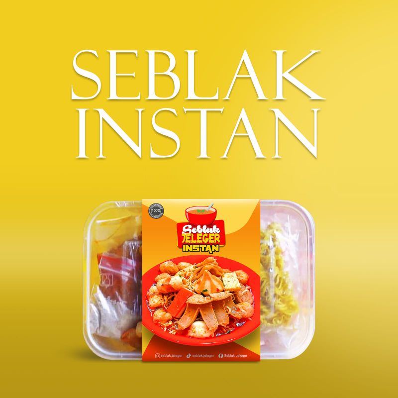 

seblak instant komplit seblak jeleger khas Bandung seblak kemasan seblak Bandung