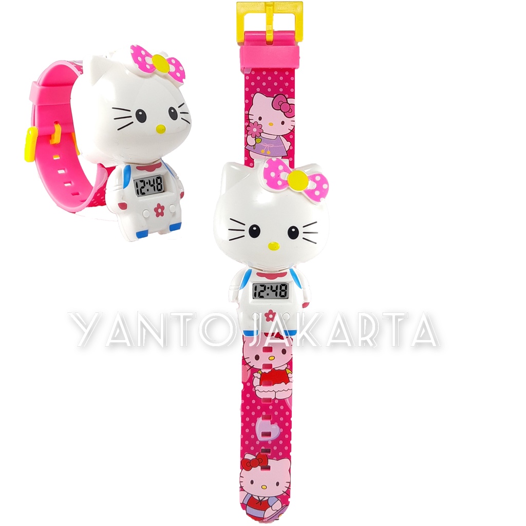 JAM TANGAN ANAK PEREMPUAN JACKPOT KARAKTER HELLO KITTY