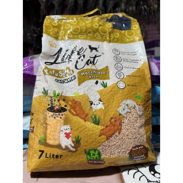 life cat tofu  litter baim wong
