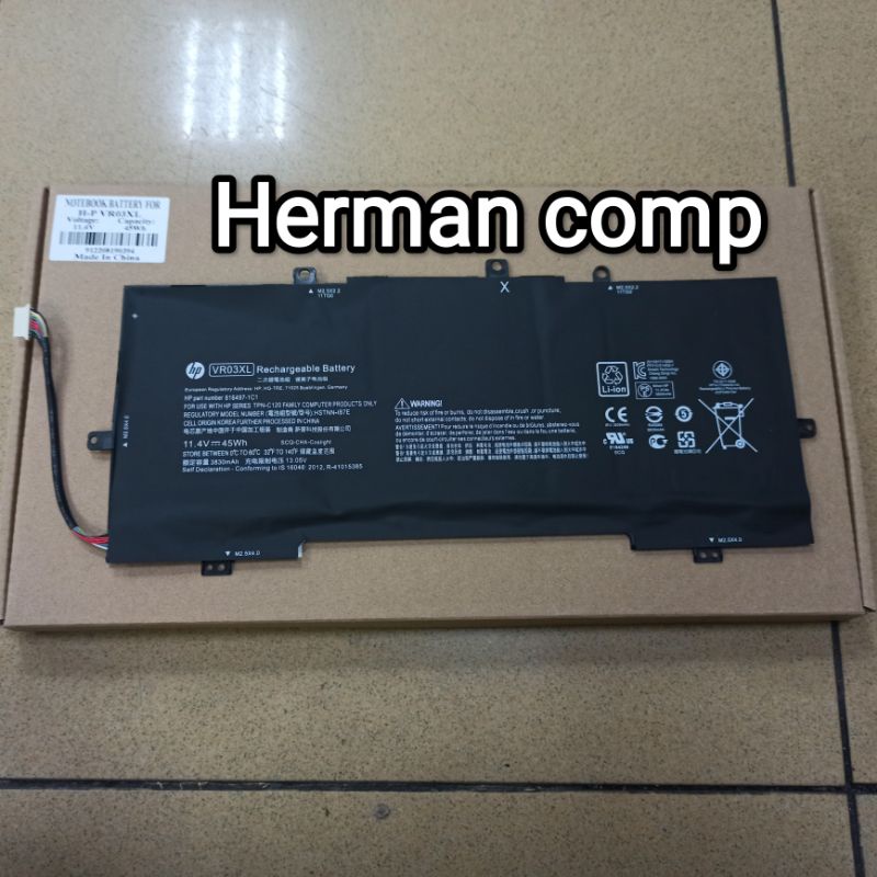 Original Baterai Hp Envy 13-D 13-D000 13-D026TU 13-D027TU 13-D032TU 13-D052TU 13-D134TU TPN-C120 HSTNN-IB7E VR03XL