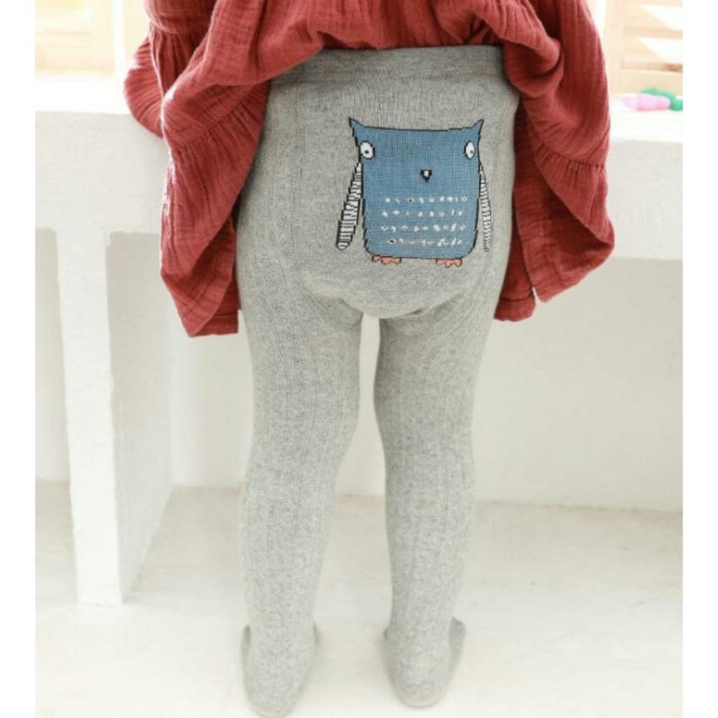 LID7025 Celana Legging Rajut Legging Bayi / Anak Elastisitas Bernapas