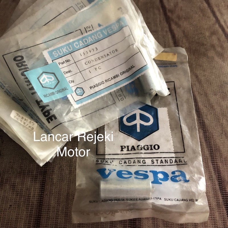 Original Ricambi Condensor Kondensor Vespa PX PS PXE
