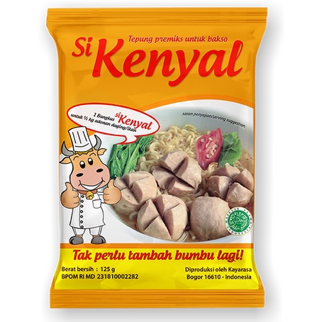 

Tepung Premiks Untuk Bakso "SiKenyal" 250gr