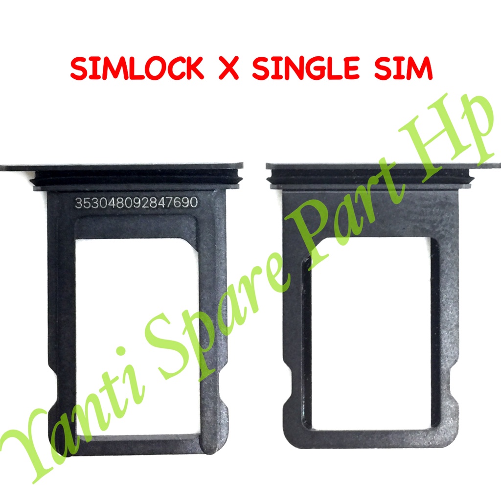 Simtray Sim Lock IP X XS Single Sim Original Terlaris New