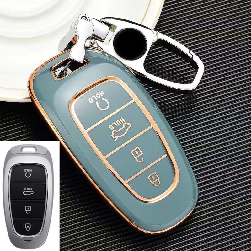 For Hyundai Elantra Tucson IONIQ FLIP KEY remote control car key silicone protective cover shell