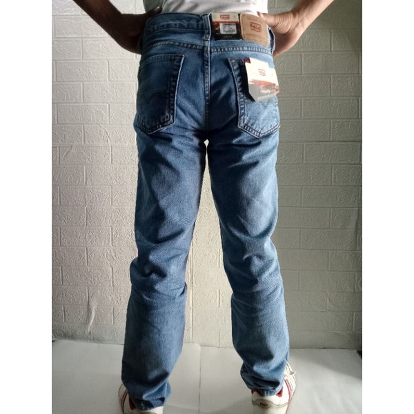 CELANA JEANS FALLAS STANDARD BIRU MUDA ORIGINAL