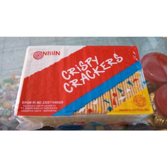 Nissin Crackers Crispy 250G - Biskuit Rasa Keju
