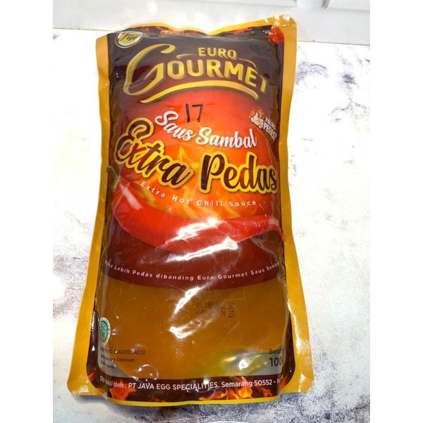 

Gourmet sambal extra pedas/ saus sambal pedas