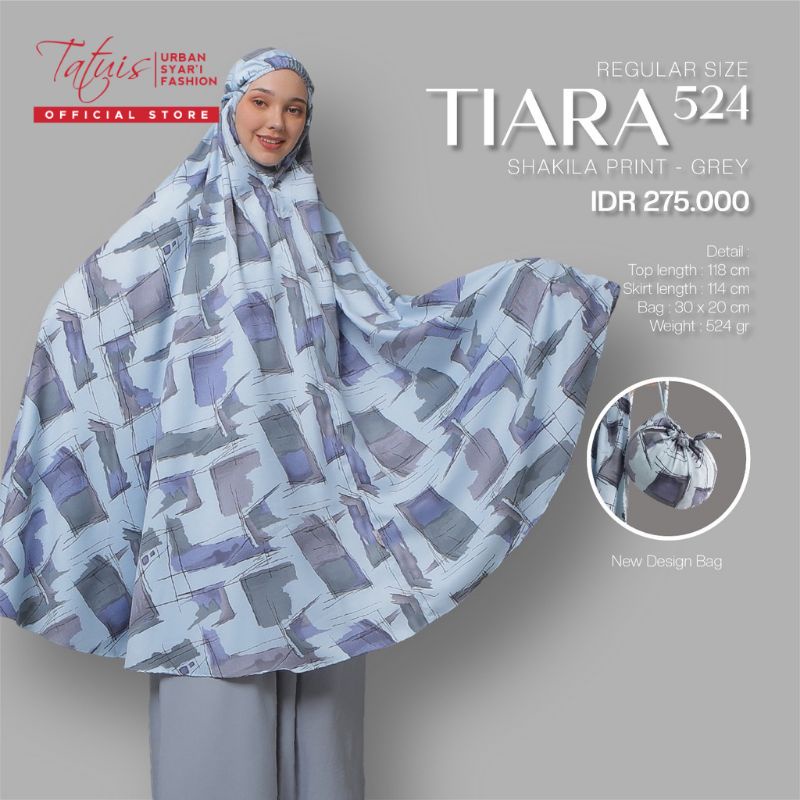 MUKENA TATUIS TIARA 524 SERIES DEWASA REGULER SHAKILA PRINT